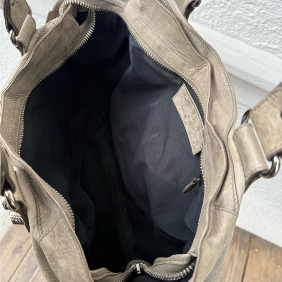 Auth Balenciaga city moto giant grey Bag - Picture 7 of 16
